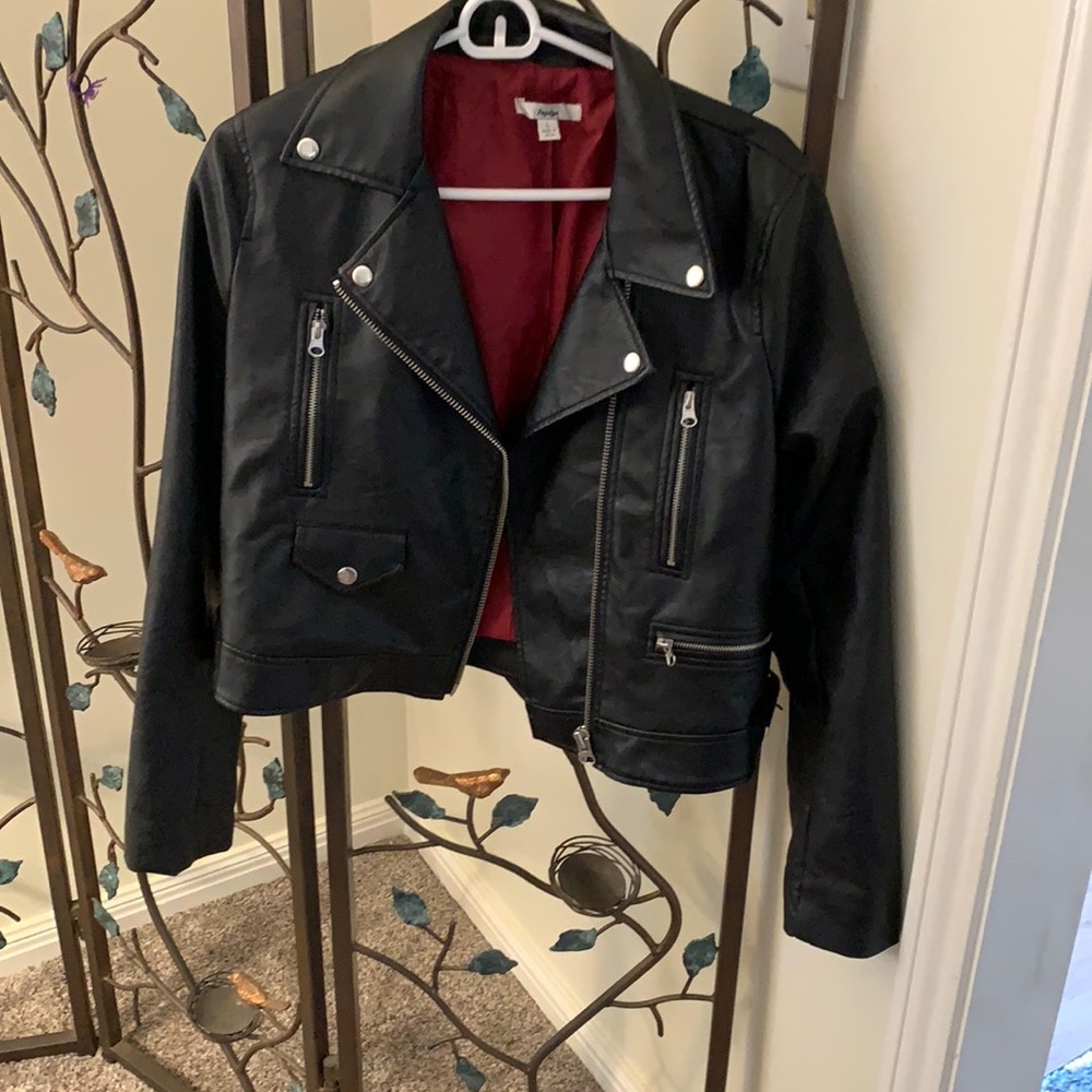 Pleather jacket